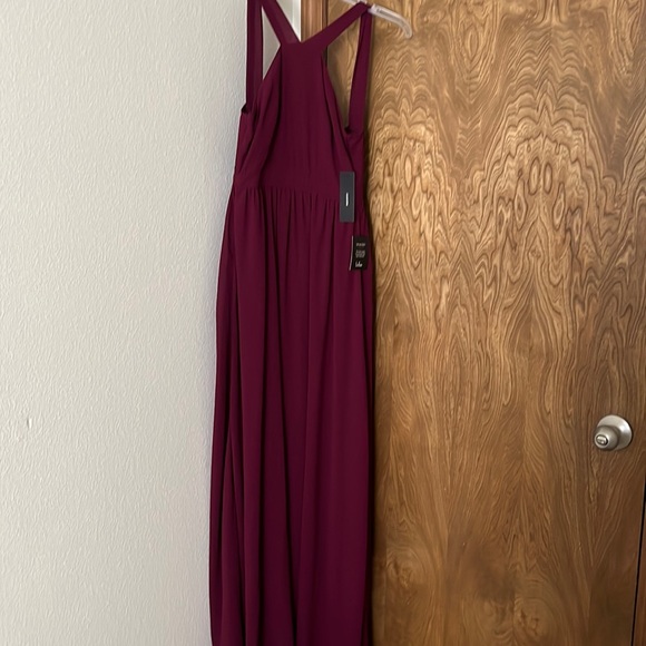 Burgundy Lulus Bridesmaid Dress - Picture 1 of 7
